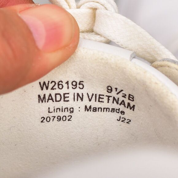 COLE HAAN WOMEN'S 9.5 GRAND CROSSCOURT WHITE LEATHER TENNIS SNEAKERS W26195 - Picture 10 of 11